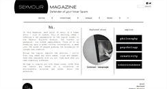 Desktop Screenshot of magazine.seymourprojects.com